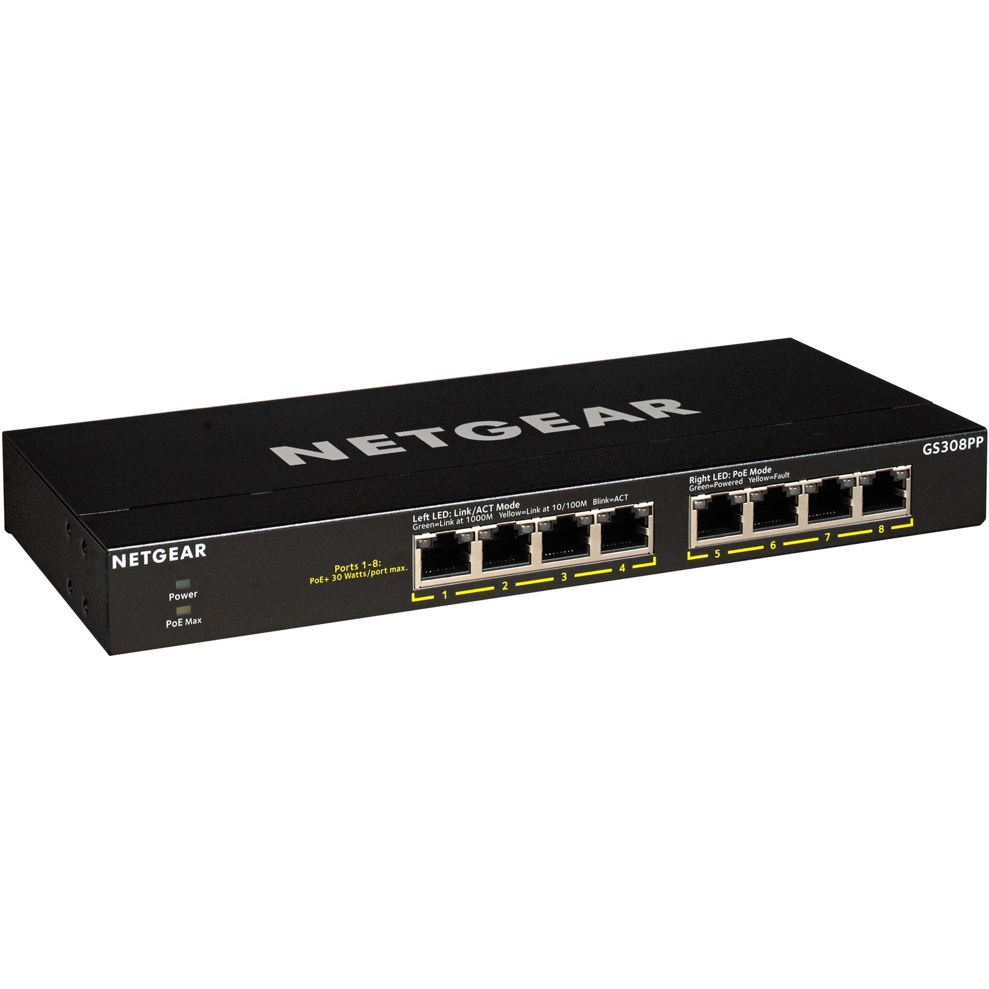 Netgear GS308PP, Switch Netzwerk-Switch