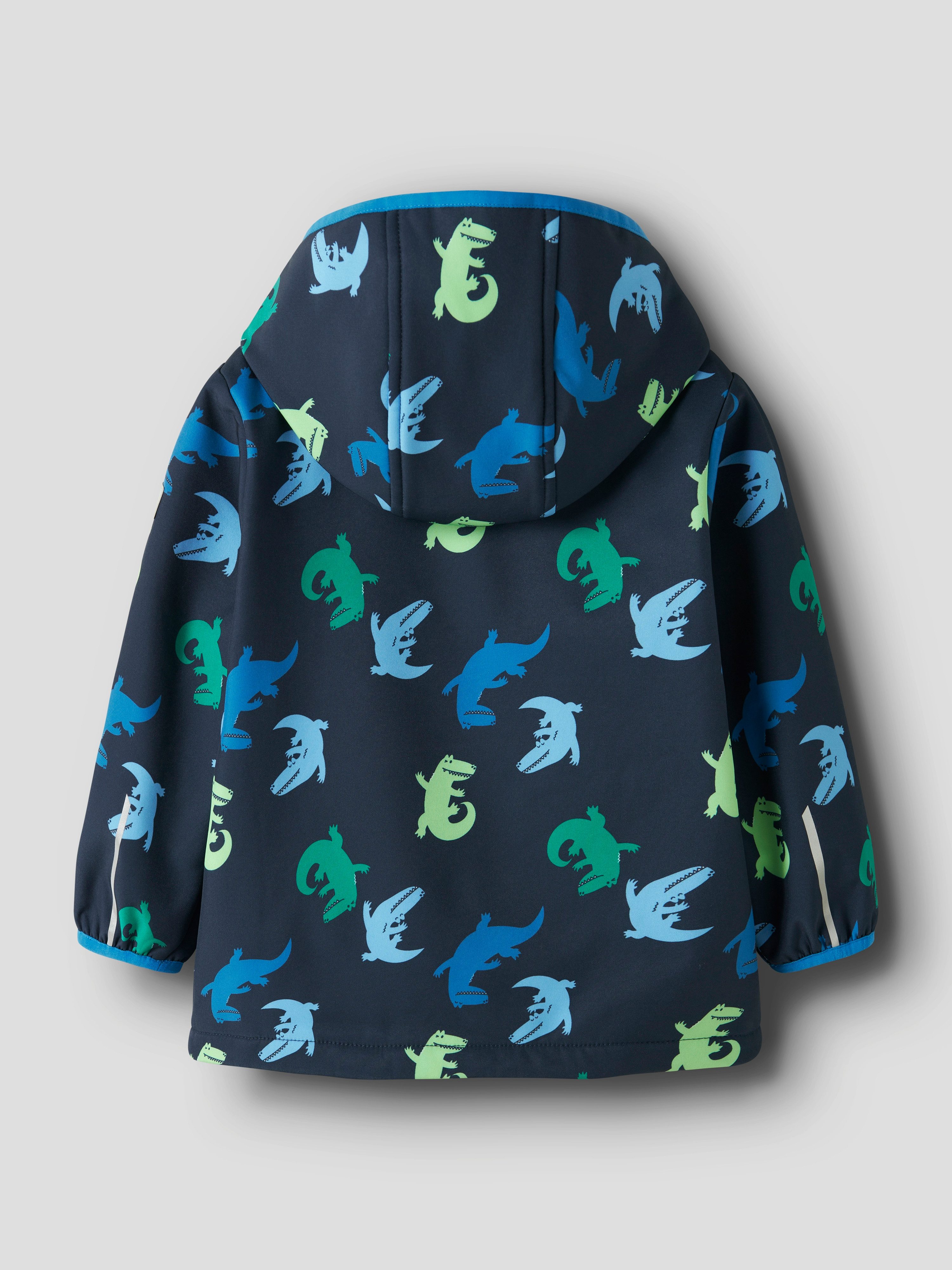 Name It Softshelljacke NMMMALTA05 SOFTSHELL JACKET AOP FO Materialmix, wasserdicht, winddicht, atmungsaktiv