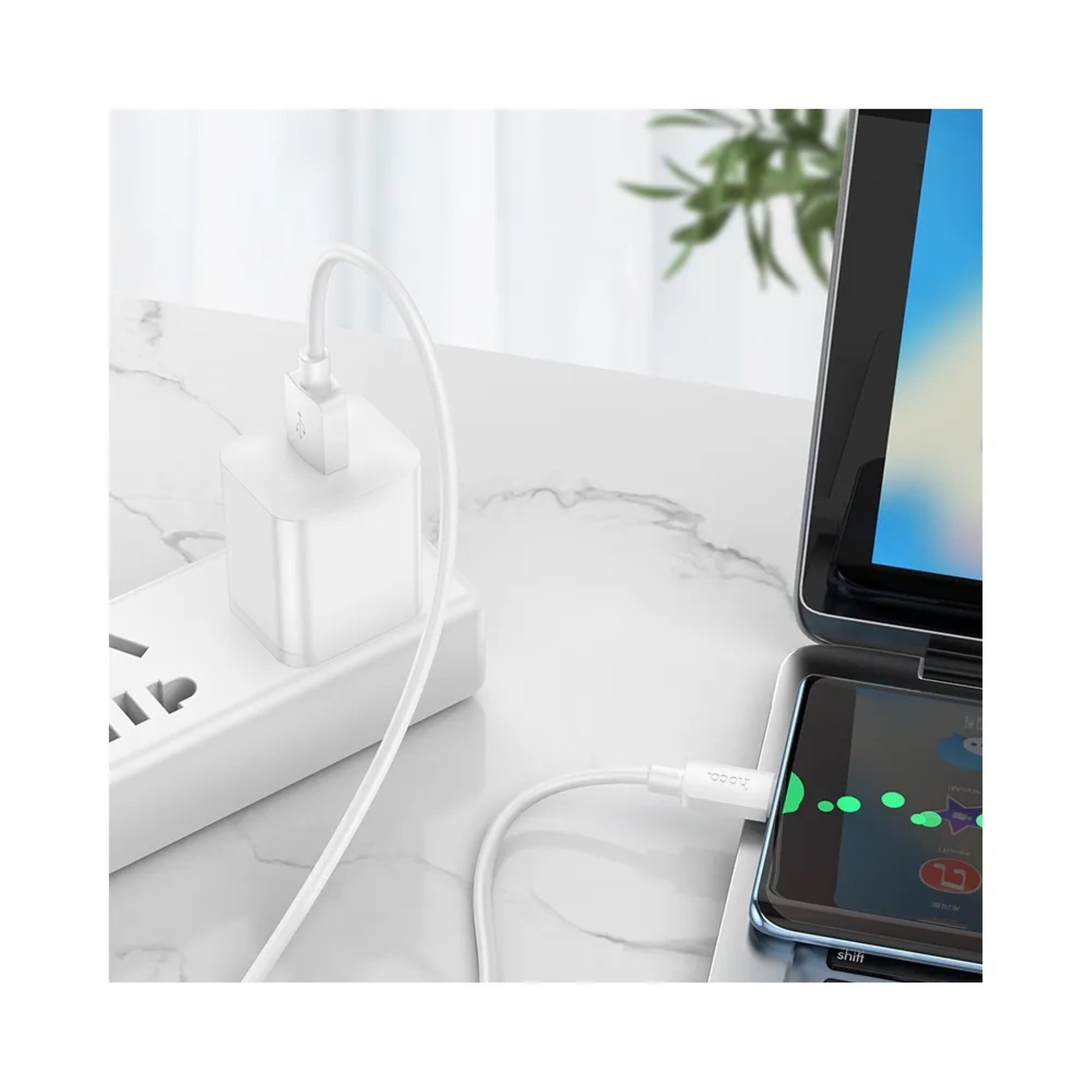 hoco. Schnellladekabel USB-A zu USB-C Ladekabel/ Datenkabel 1m USB-Kabel, (100 cm)
