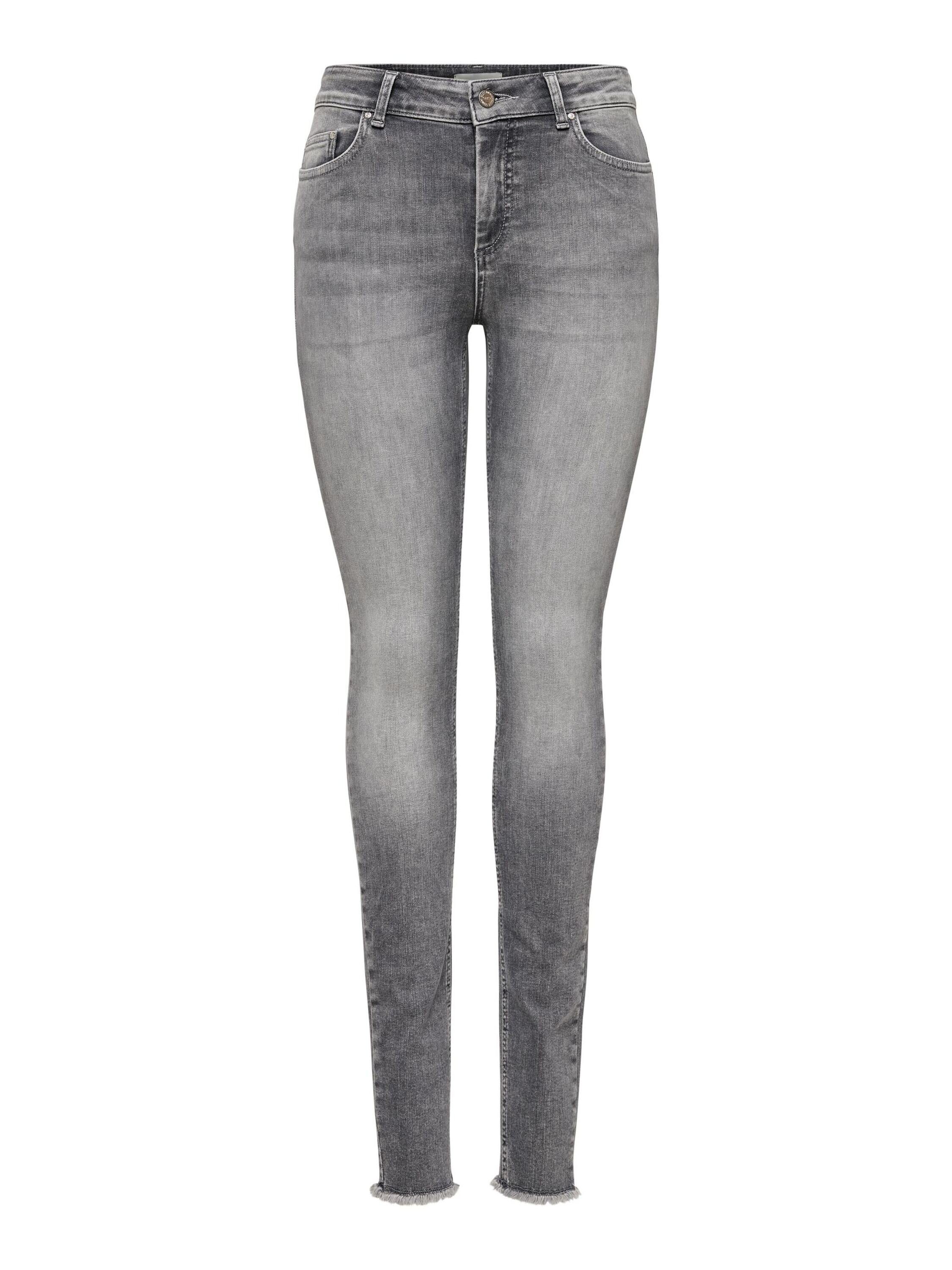 ONLY Skinny-fit-Jeans "ONLBLUSH MID SK ANK RW REA0918 NOOS", mit ausgefrans günstig online kaufen