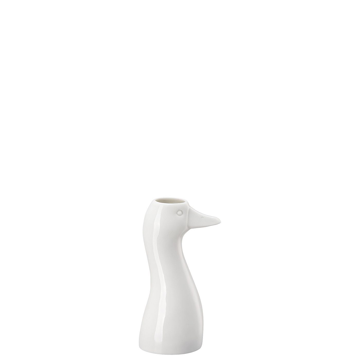 Dekovase Vase 2023 Weiß Sammelkollektion Hutschenreuther Gans cm 14