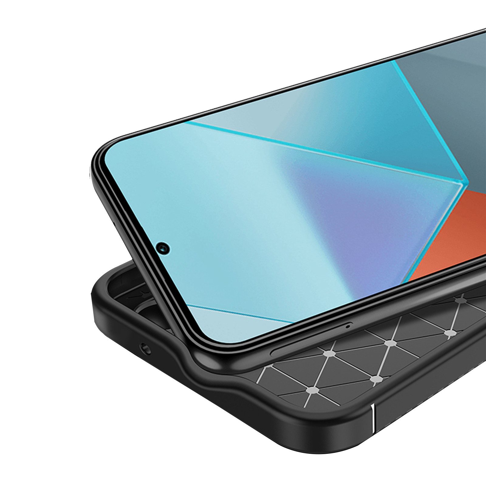 Tec-Expert Handyhülle Cover Hülle für Xiaomi Redmi Note 13 Pro 5G 6.67 Zoll, 6.67", Case Backcover mit detaillierten Ausschnitten
