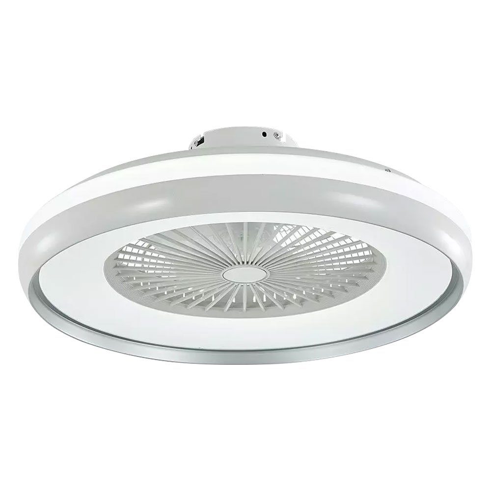 V-TAC Deckenventilator, LED Decken Ventilator Leuchte Fernbedienung Tageslicht Lampe