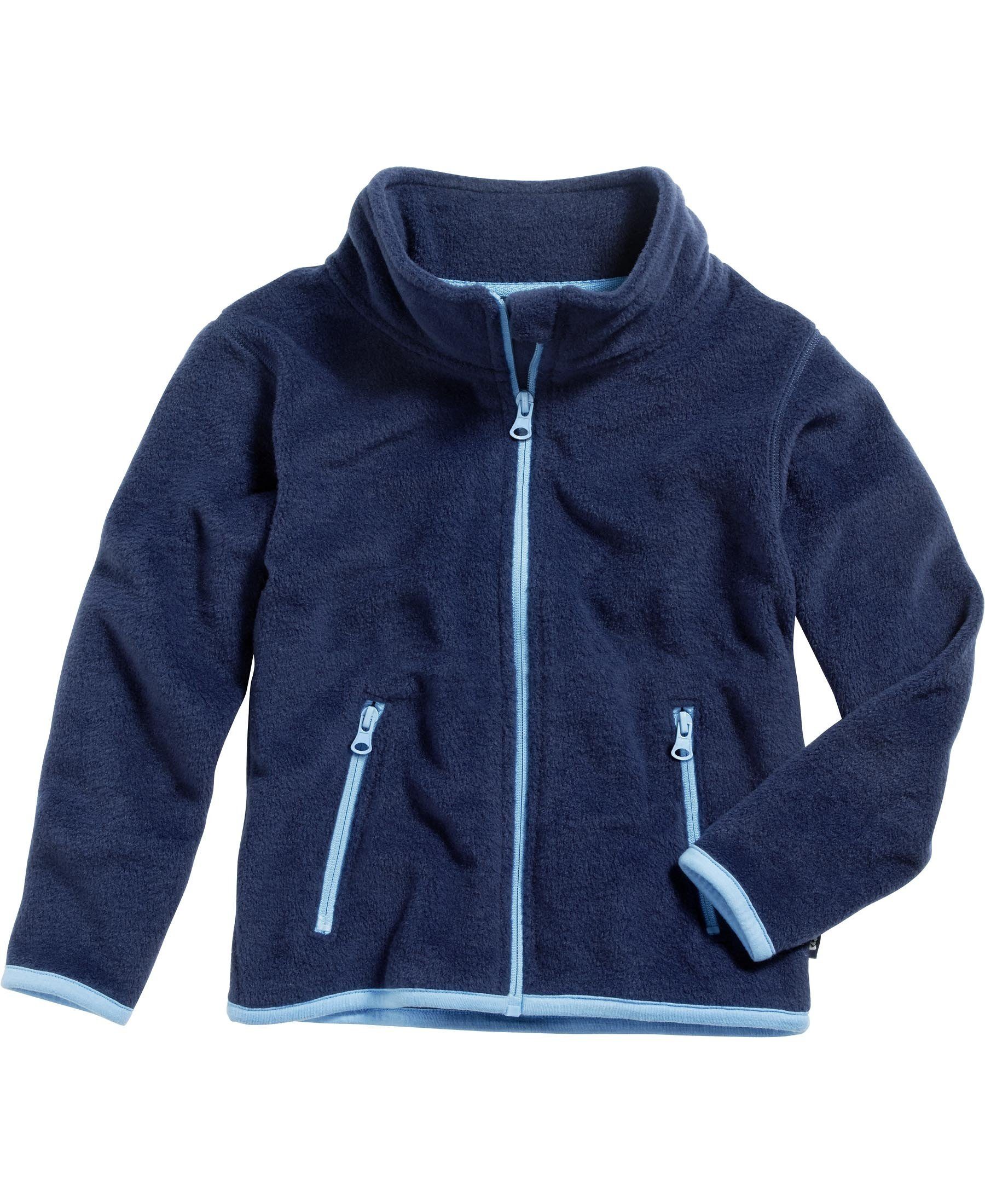 Playshoes Fleecejacke Fleece-Jacke farbig abgesetzt