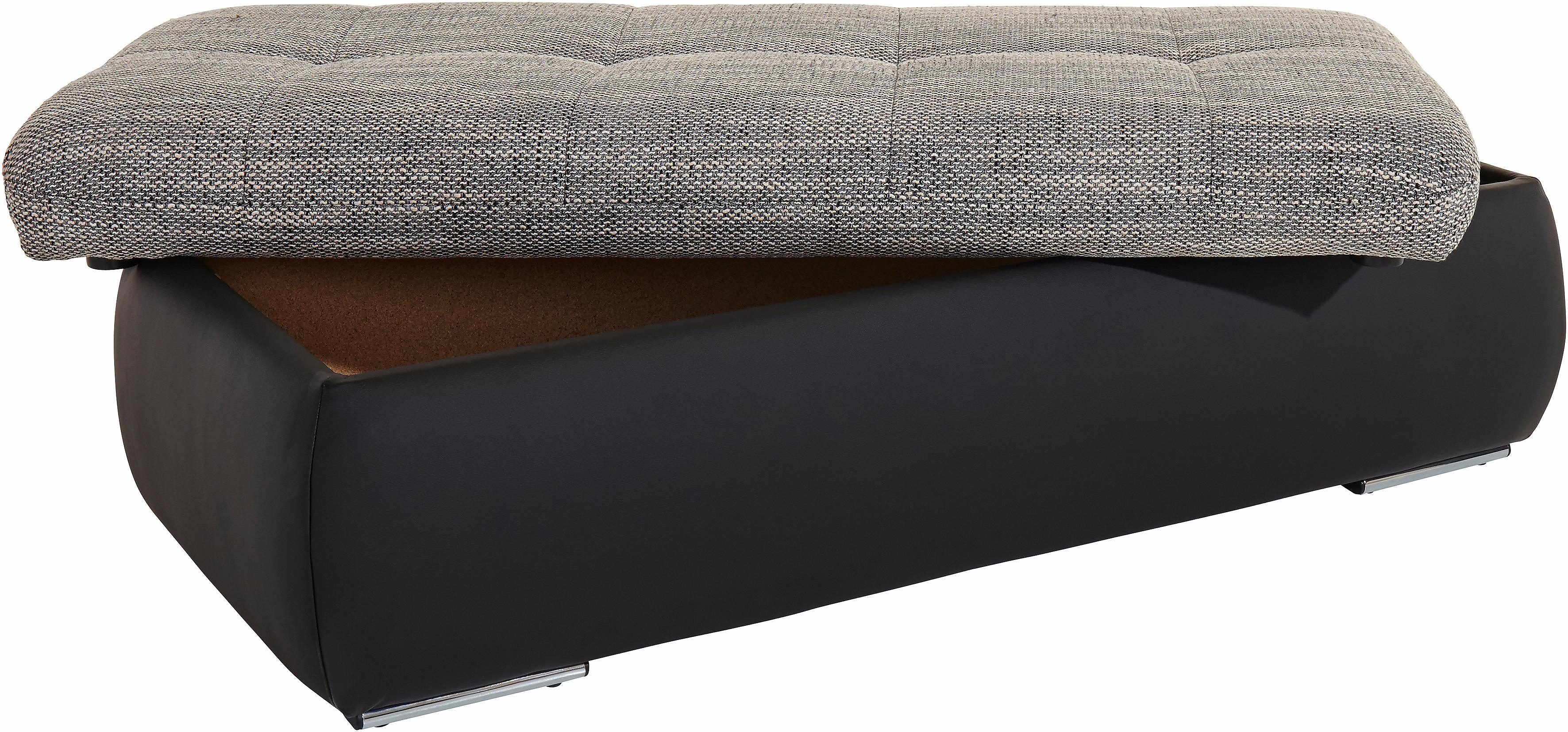 DOMO collection Polsterhocker MORIC 136x64 cm, praktisch und komfortabel, inklusive Stauraum – Bild 5 von 5