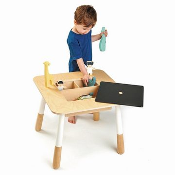 Tender Leaf Toys Kindertisch Kindertisch Wald Spieltisch mit Kreidetafel und Aufbewahrungsfach
