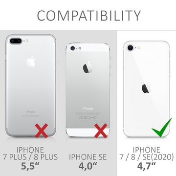 kwmobile Handyhülle, Hülle kompatibel mit Apple iPhone SE (2022) / SE (2020) / 8 / 7 - Handyhülle Silikon Case - Schutzhülle Handycase