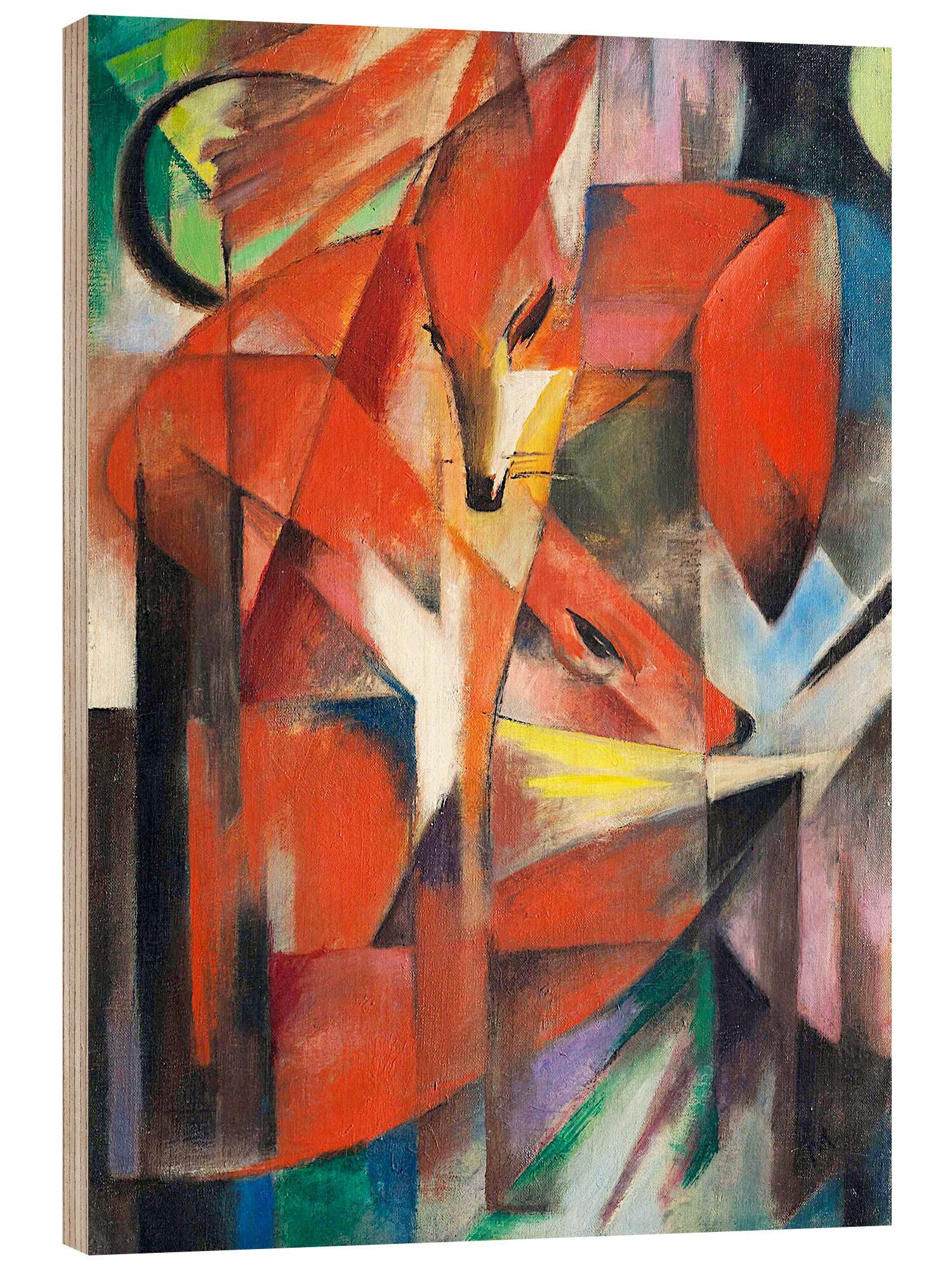 Holzbild Franz Marc