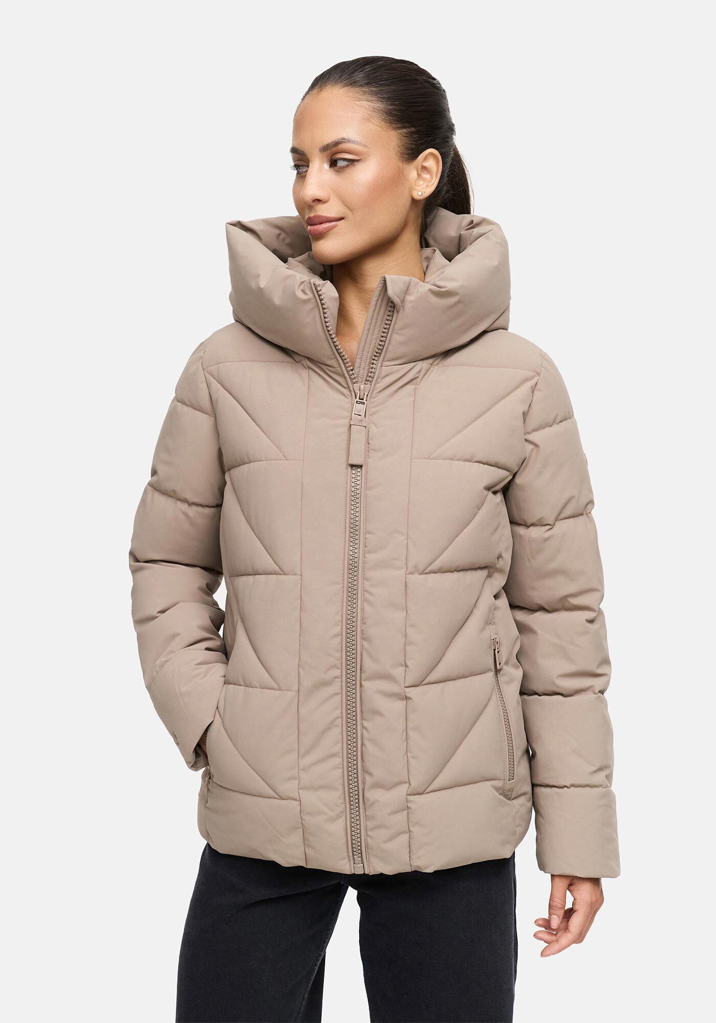 Marikoo Winterjacke Kuschelnasee mit extra hohem günstig online kaufen