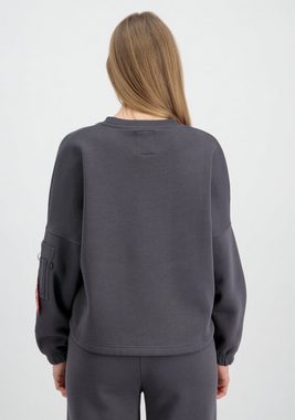 Alpha Industries Sweater ALPHA INDUSTRIES Women - Sweatshirts X-Fit Label OS Sweater Wmn