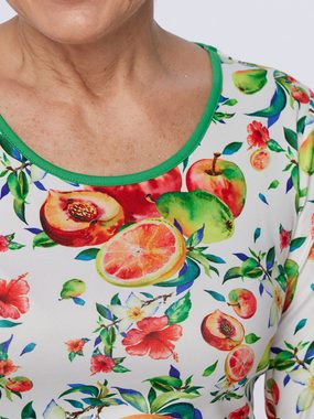 Belli Beaux T-Shirt Druckbluse pflegeleicht mit buntem Obst-Print