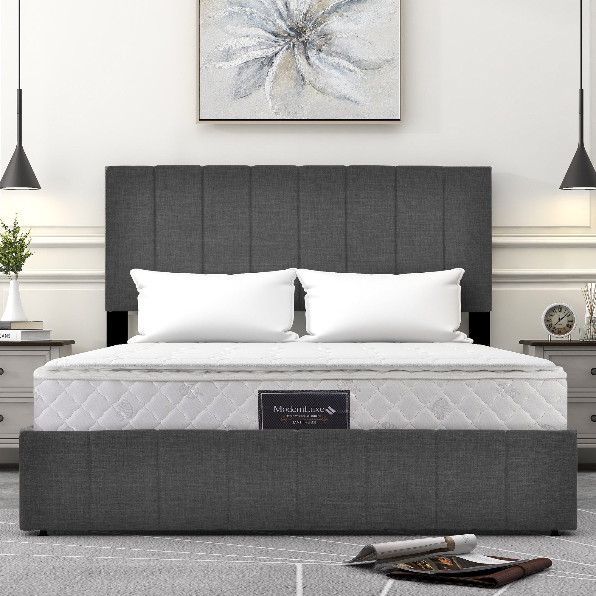 BlingBin Boxspringbett Polsterbett (Modernes Bettgestell mit Stauraum, 140x günstig online kaufen