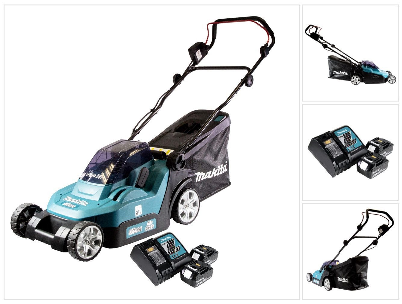 Makita Akkurasenmäher DLM 382 RF2 Akku günstig online kaufen