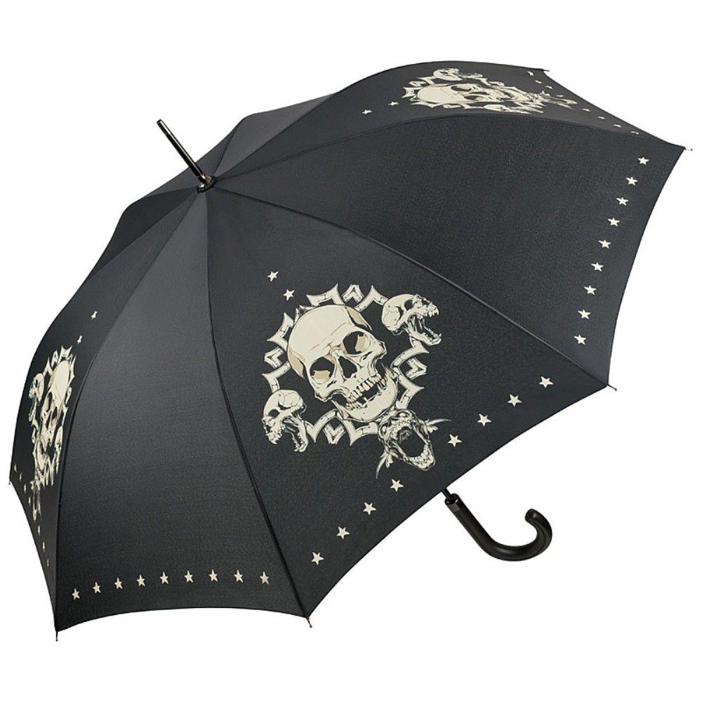 von Lilienfeld Langregenschirm Stockschirm Skull Totenkopf günstig online kaufen