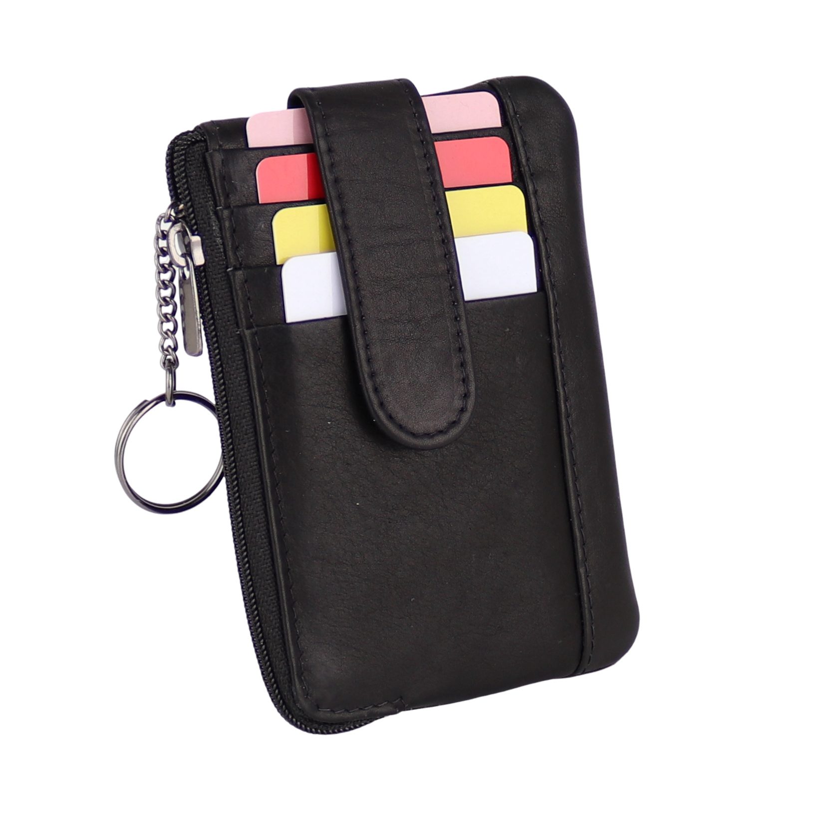 MIRROSI Schlüsseltasche UNISEX Echtleder mit 1xMünzfach,4 Kartenfach (1 Hau günstig online kaufen