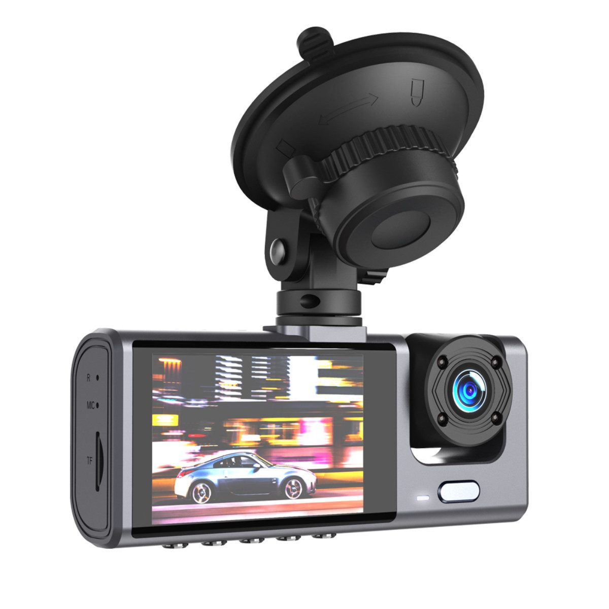 XO XJ03 Dashcam (Full HD, Dashcam mit Front und Rückkamera in Full HD)