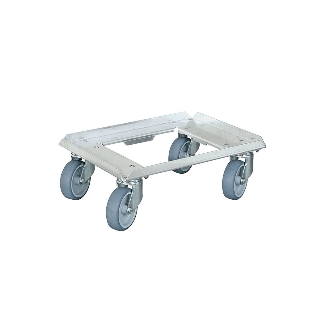 BRB-Lagertechnik Transportroller Logistikroller aus Alu, für Behälter 400x300 mm
