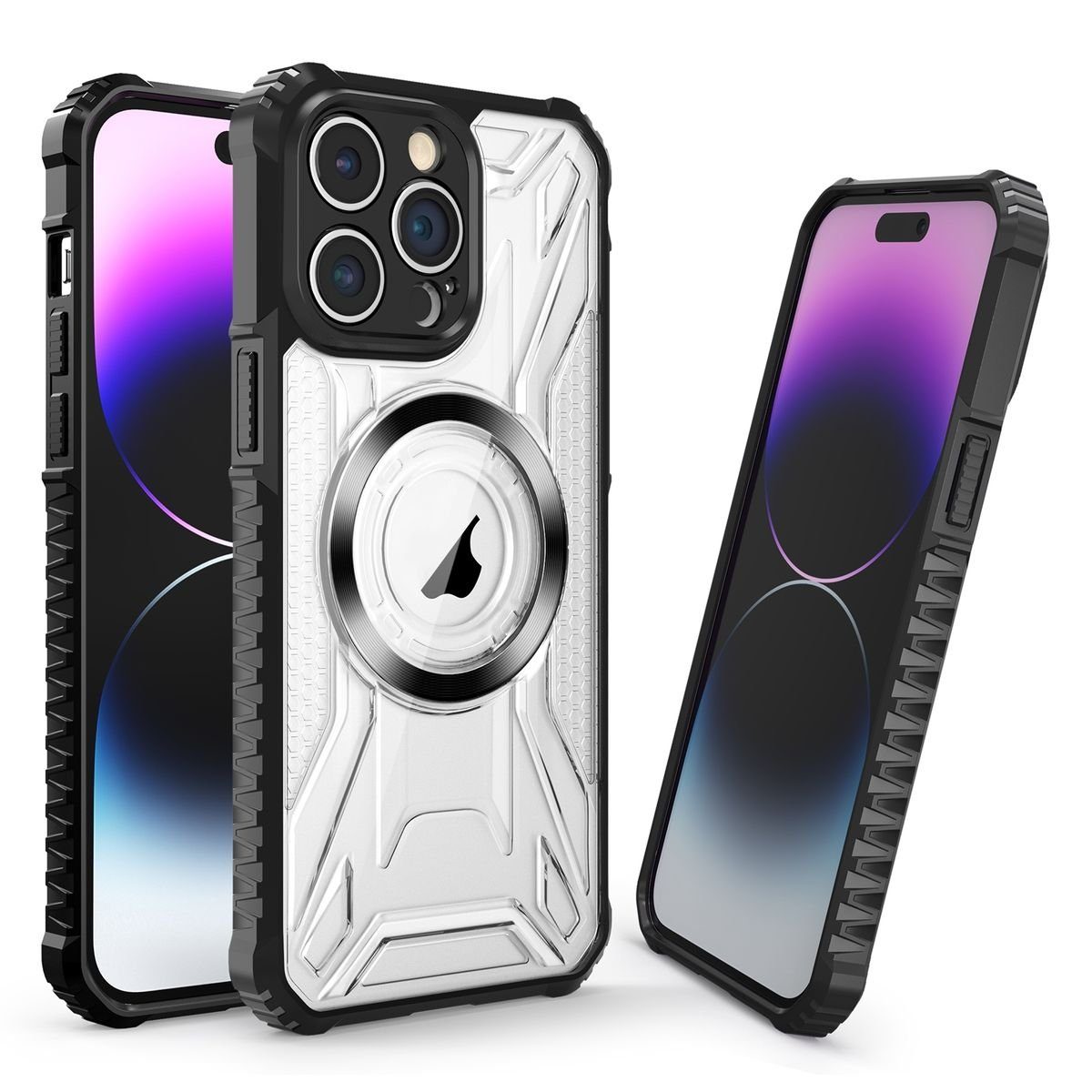 König Design Handyhülle Apple iPhone 15 Pro Max, Schutzhülle Case Cover Backcover Etuis Bumper