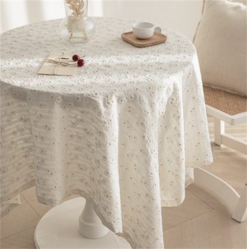 RefinedFlare Tischdecke Tischdecke mit Gänseblümchen-Blumenmuster, Picknick-Tuch