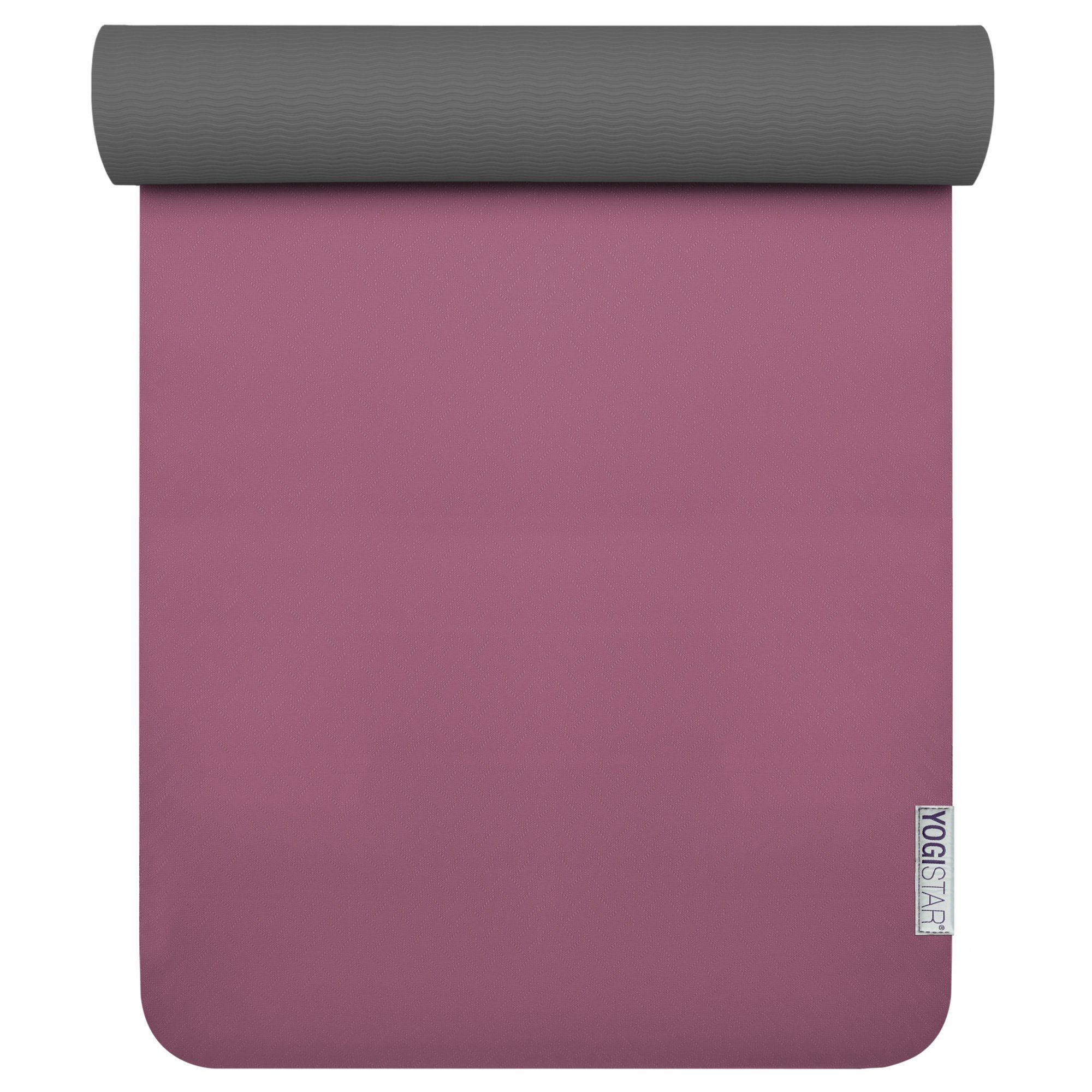 Yogistar Yogamatte Yogamatte Pro Classic (1-St., Kein Set) bordeaux, anthrazit