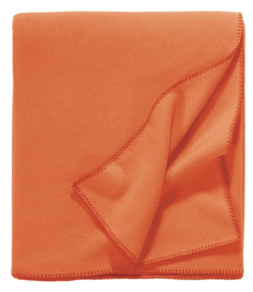 Wohndecke Eagle Products Fleecedecke TONY 11704, Eagle Products, Made in Italy orange