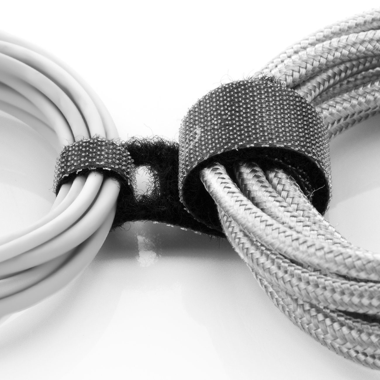 deleyCON deleyCON 30x Klett Kabelbinder Kabel Band Klettband Klettbinder Stromkabel – Bild 3 von 5