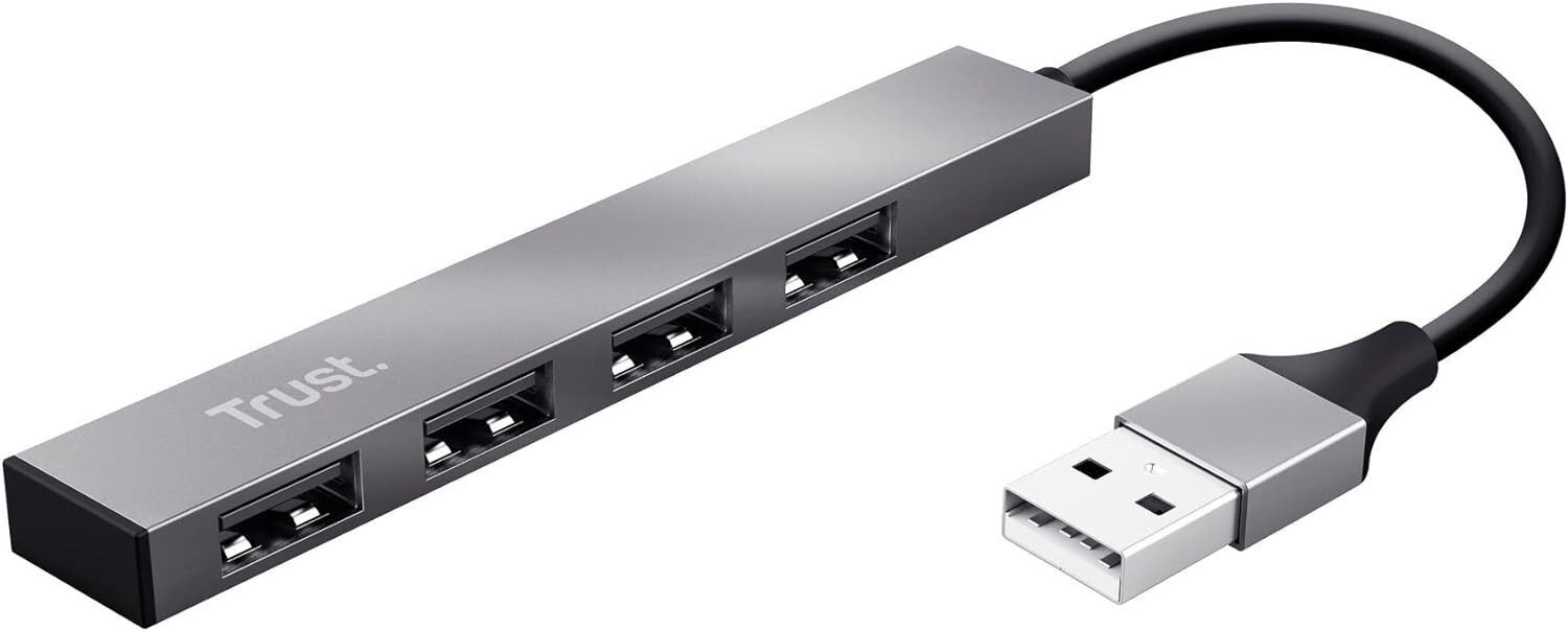Trust Halyx USB 2.0 480 Mbit/s Aluminium