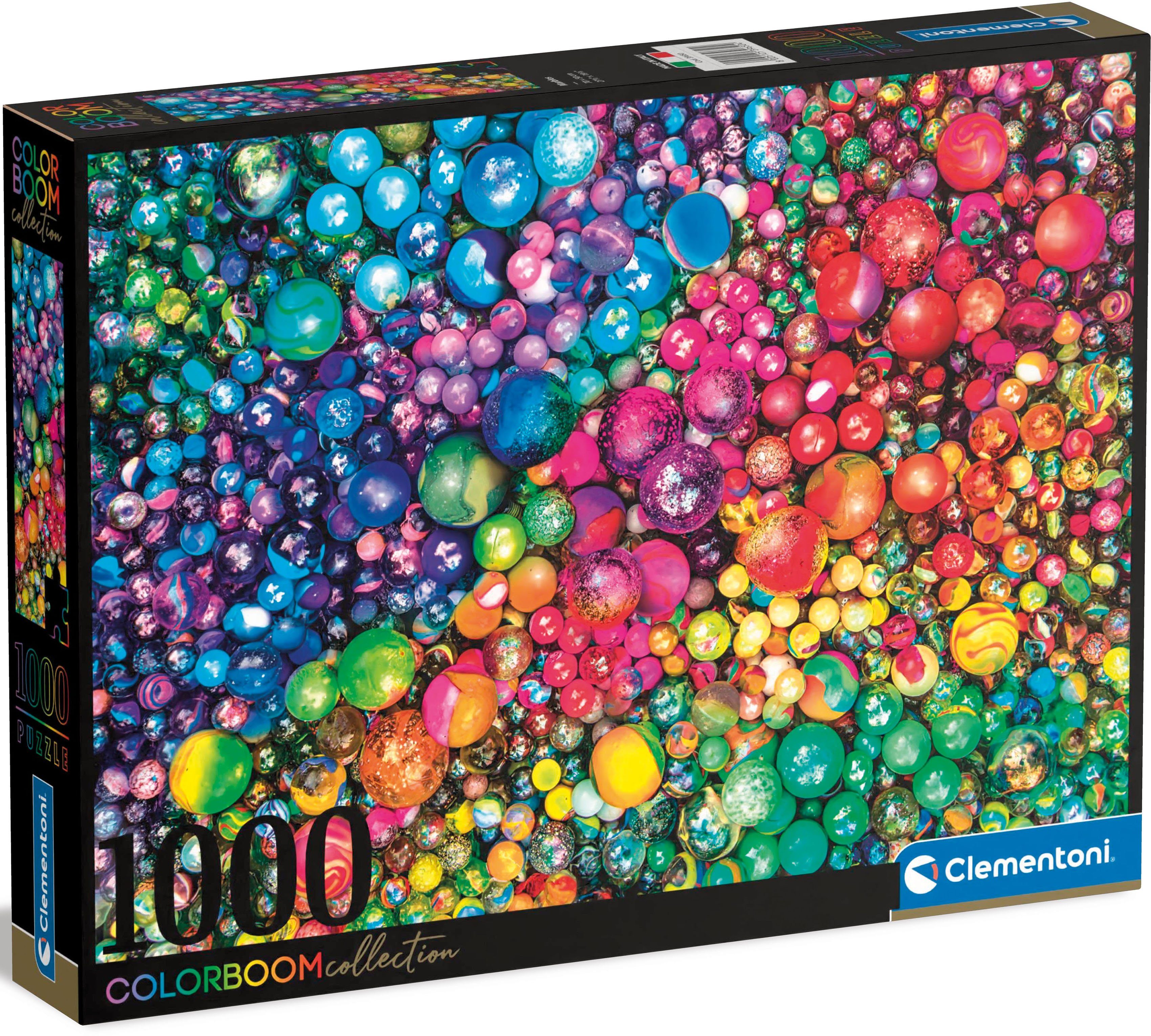 Clementoni® Puzzle Colorboom Collection, Marbles, 1000 Puzzleteile, Made in Europe, FSC® - schützt Wald - weltweit