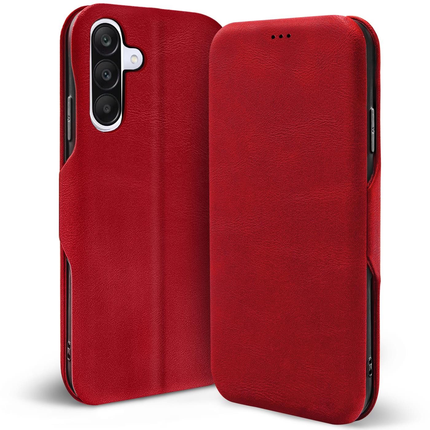CoolGadget Handyhülle Business Premium Hülle Für Samsung Galaxy A56 5G 6,7 Zoll, Handy Tasche mit Kartenfach für Samsung A56 5G Schutzhülle