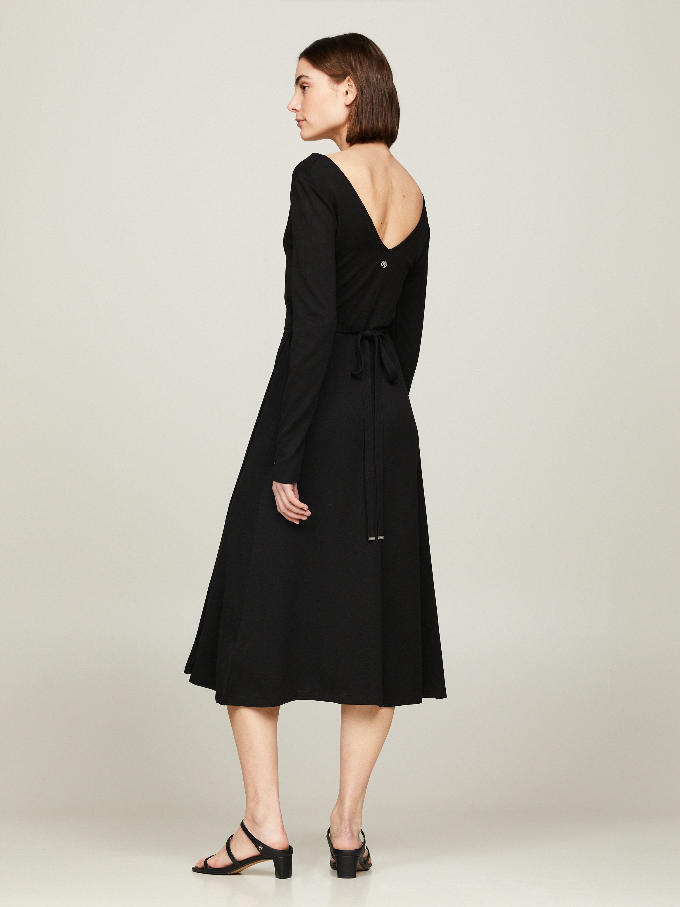 Tommy Hilfiger Wickelkleid F&F WRAP MIDI günstig online kaufen