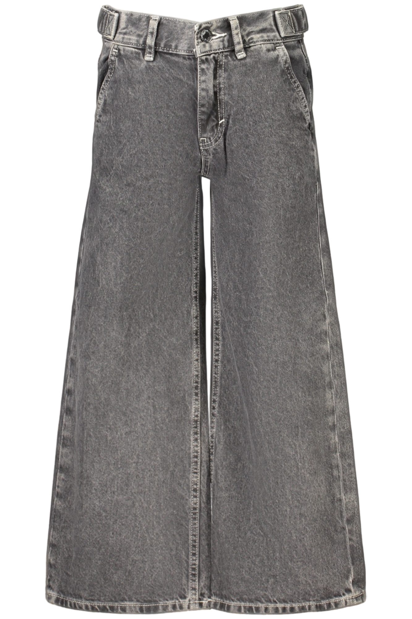 GUESS JEANS 5-Pocket-Jeans Entdecke Relaxed Fit Mädchen Jeans mit weitem Bein in Schwarz!