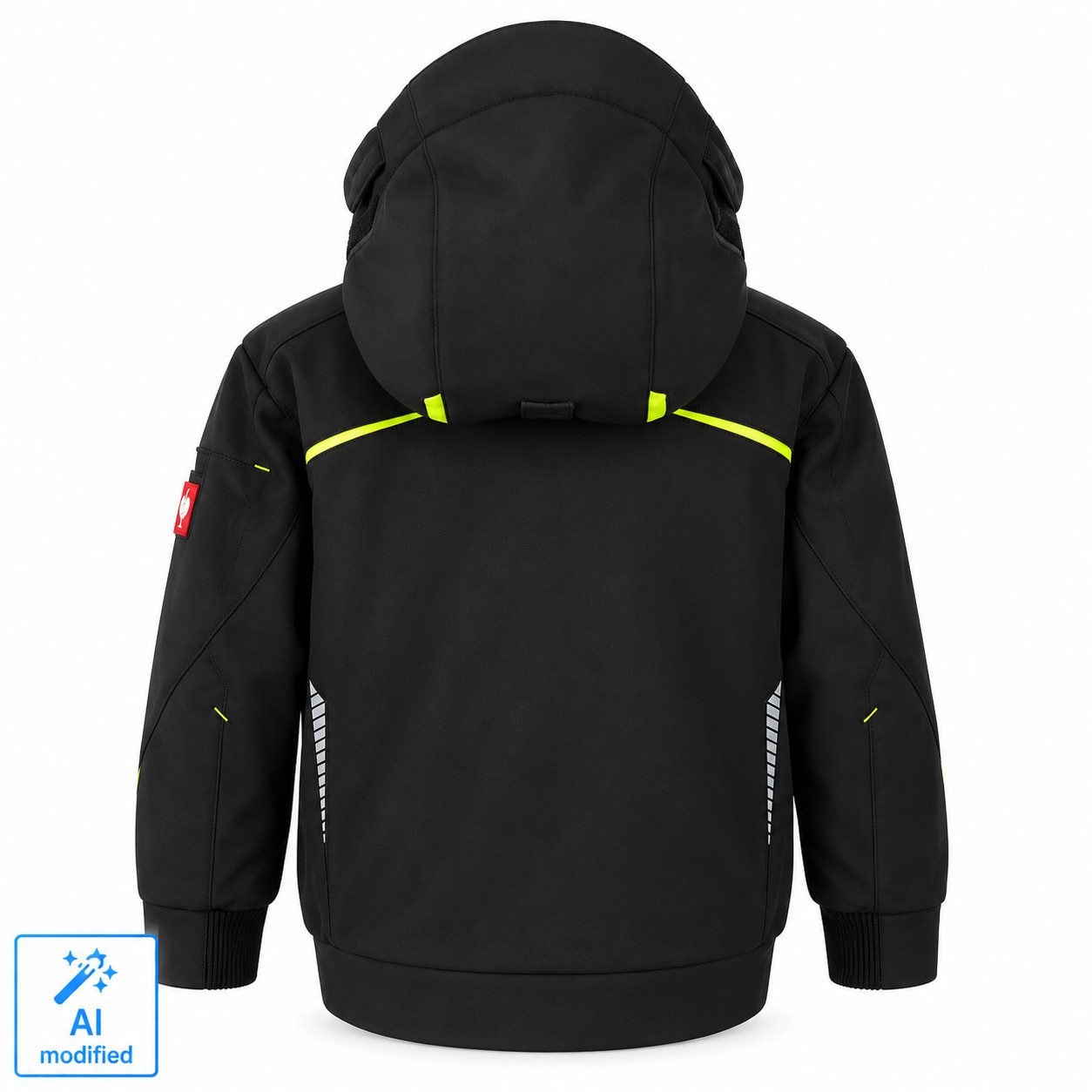 Engelbert Strauss Winterjacke Kinder Winterjacke gefütterte Softshelljacke winddicht wasserabweisend wasserabweisend, winddicht und atmungsaktiv – Bild 4 von 5