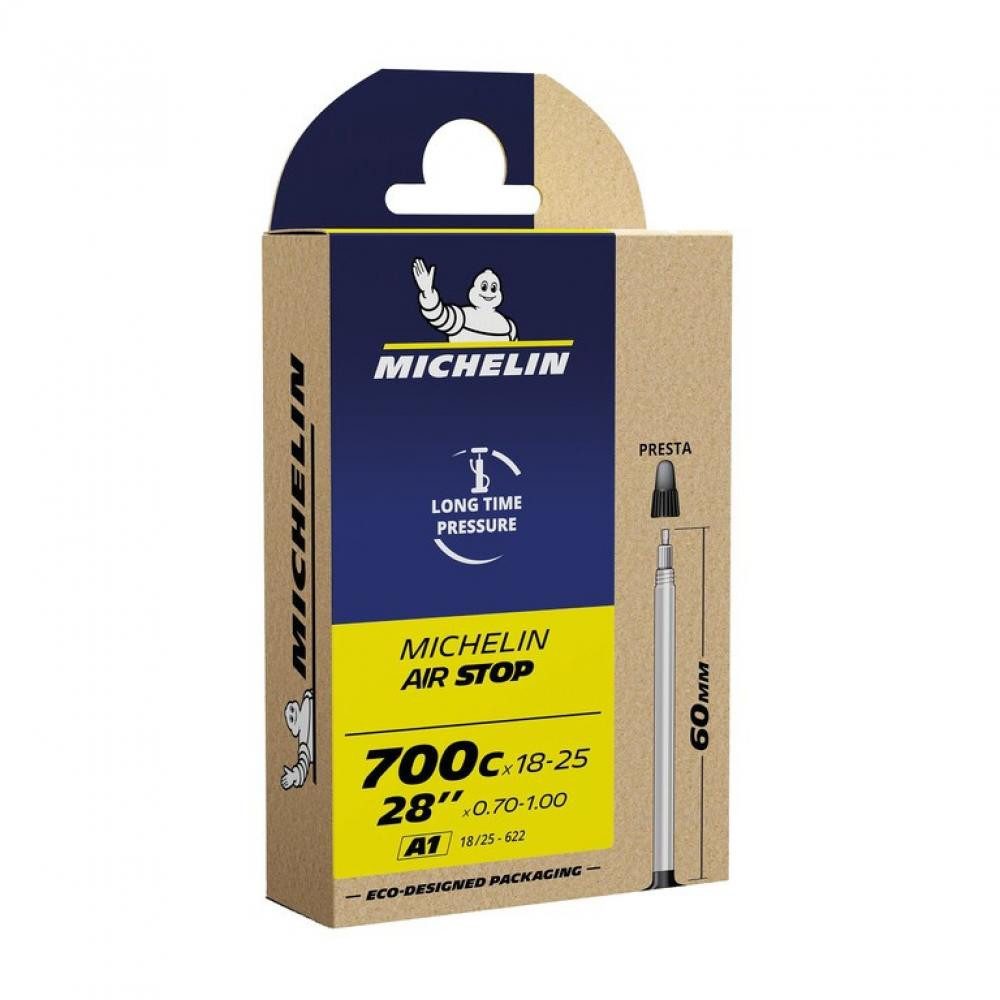 Michelin Fahrradschlauch Michelin Schlauch A1 Airstop 28x0.70-1.0 700C 18/25-622 SV 60mm