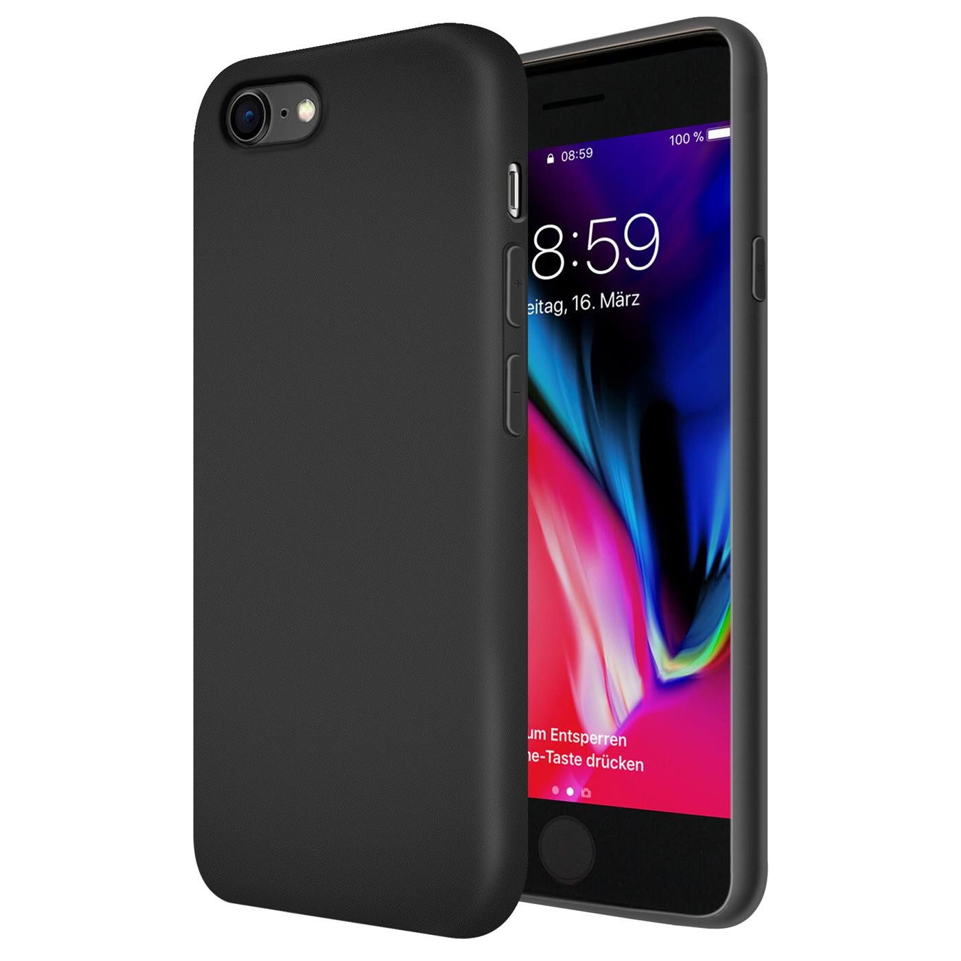 CoolGadget Handyhülle Silikon Colour Series Slim Case für Apple iPhone SE 2. Gen, SE 3. Gen. 4,7 Zoll, Hülle weich Handy Cover für iPhone 7 / 8 / SE 2020 / 2022 Schutzhülle