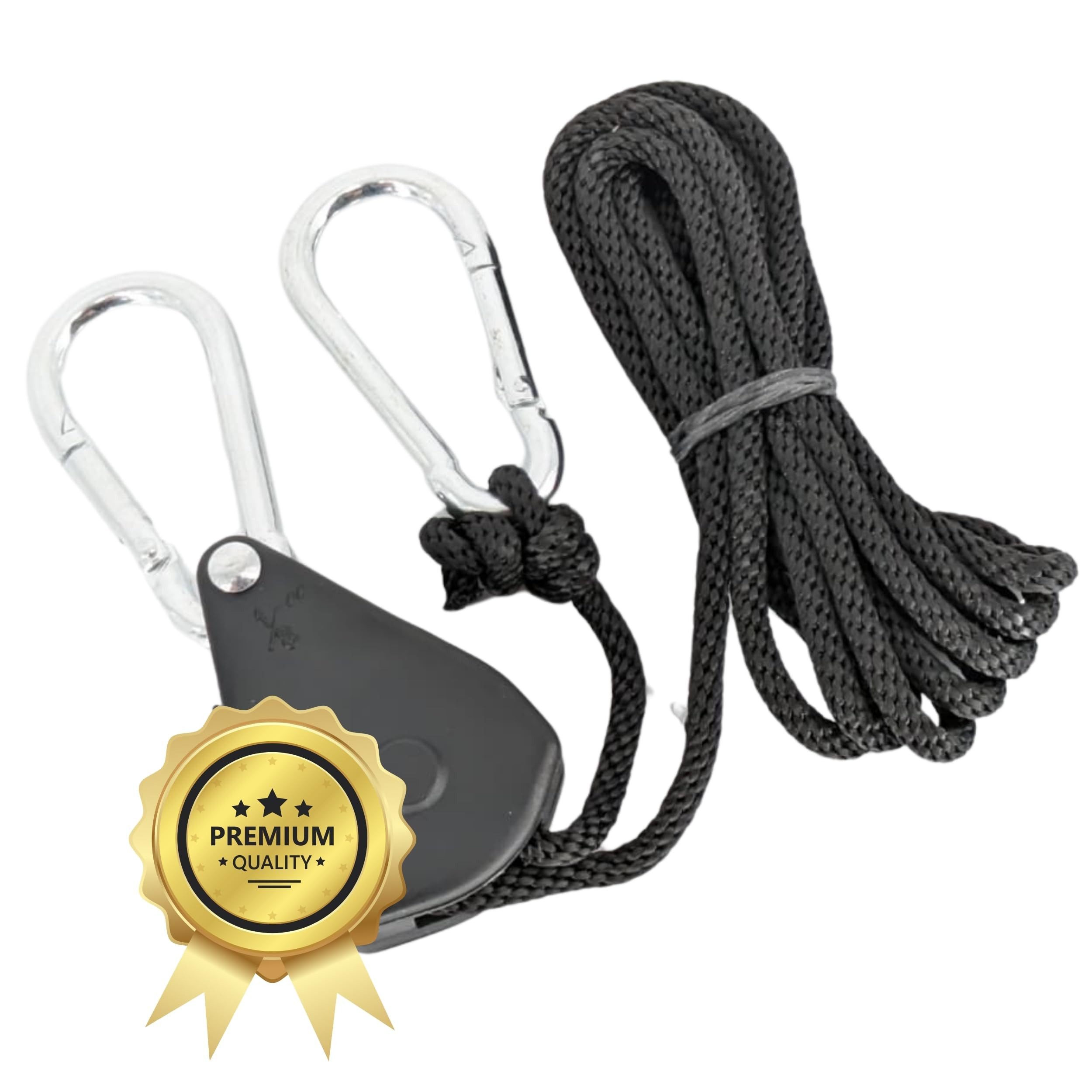 TronicXL Seilzug Aufhängung für Growbox Komplettset Lampe Aktivkohlefilter Seil Ratsche, (2 St), für AKF LED Growzelt Growschrank Zubehör