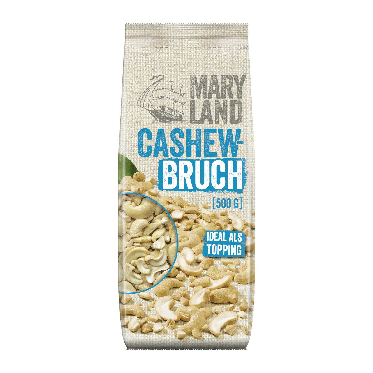 Maryland Nüsse, Maryland Cashewbruch vielseitige Zutat perfekt als Topping 500g