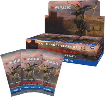 Magic the Gathering Sammelkarte Magic (MTG) Commander Legends: Battle for Baldur's Gate Draft Display, Englisch