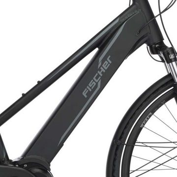 FISCHER Fahrrad E-Bike VIATOR 4.1i Damen 504, 9 Gang, Kettenschaltung, Mittelmotor, 504 Wh Akku, Pedelec, Elektrofahrrad für Damen, Trekkingrad