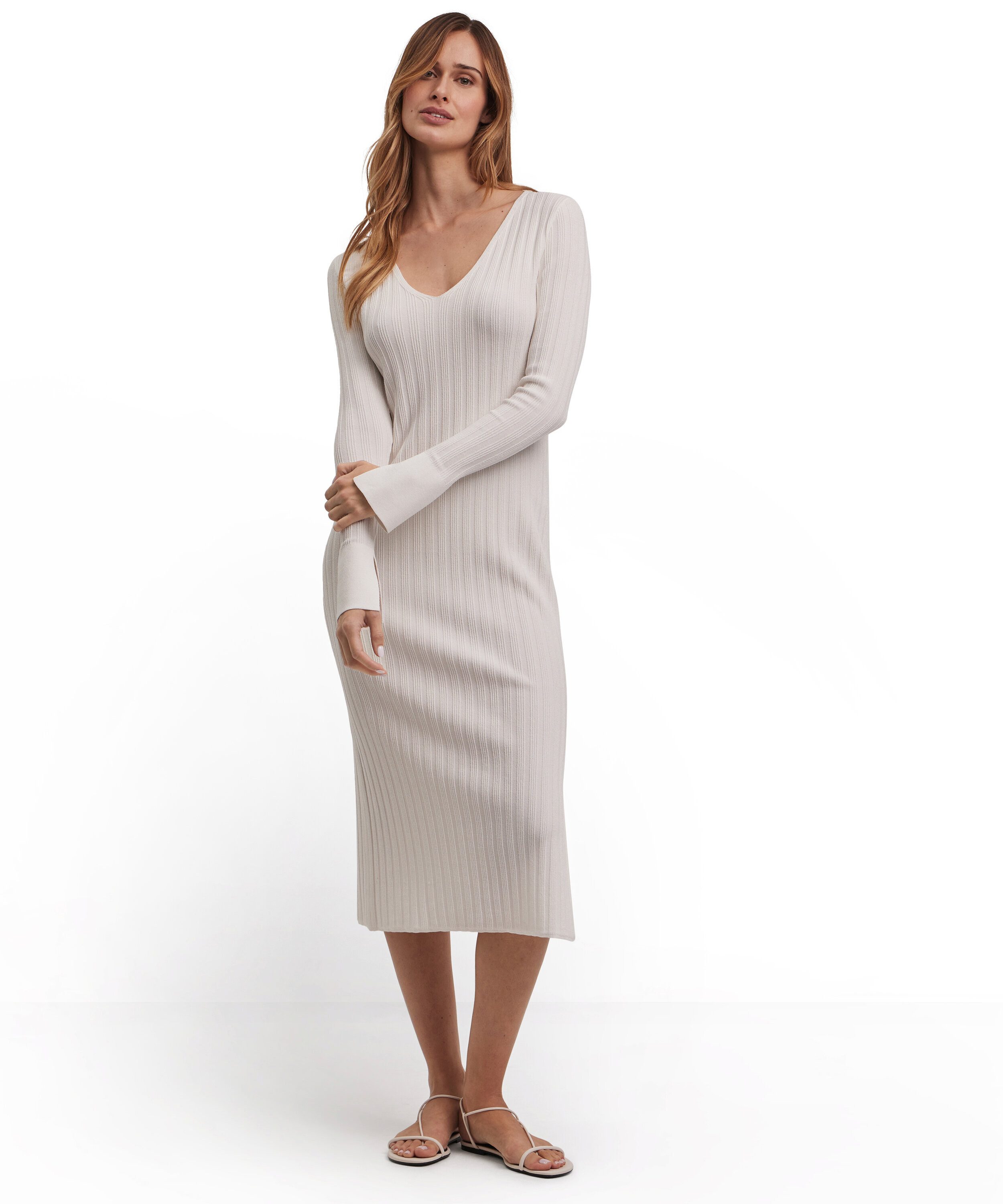 FALKE Strickkleid (1-tlg) mit feiner Rippstruktur