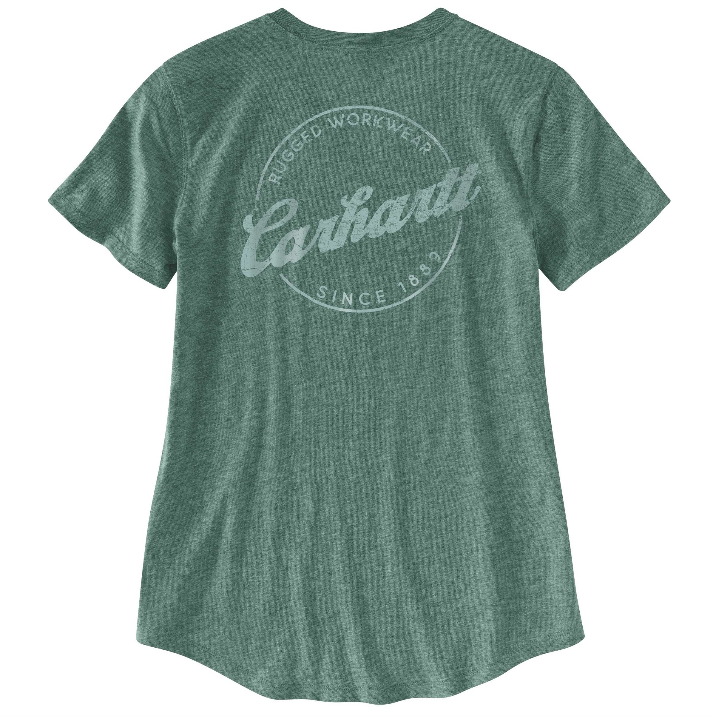 Lockhart Carhartt Damen Carhartt T-Shirt T-Shirt Carhartt green heather nep Adult musk Graphic