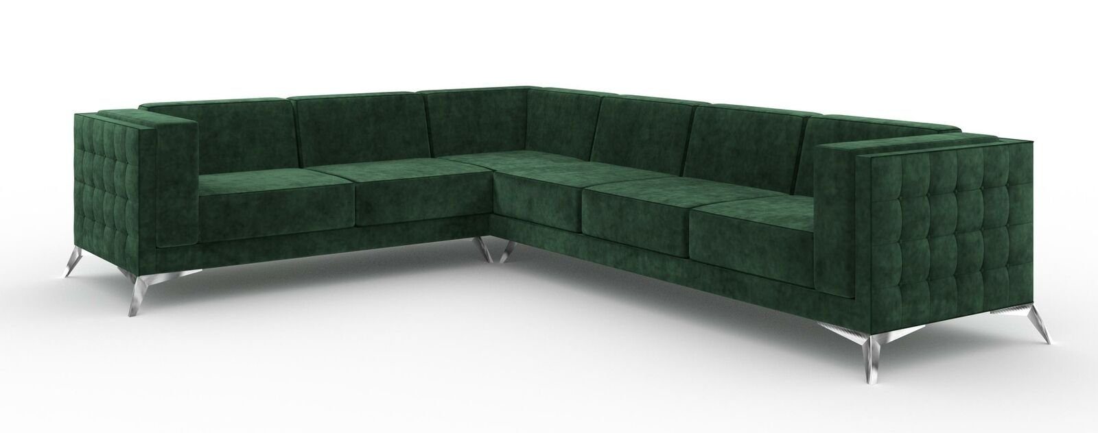 JVmoebel Ecksofa, Couch Modern Garnitur Wohnlandschaft Design L-Form Ecksofa Stoff