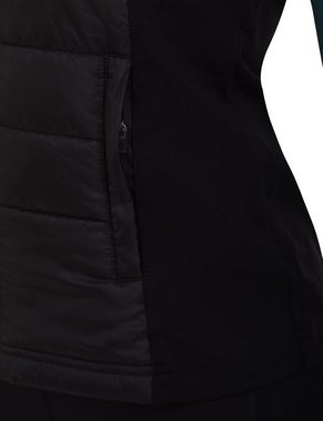 TCA Kurzjacke TCA Damen Excel Runner Laufweste mit Reißverschlusstaschen - Schwarz