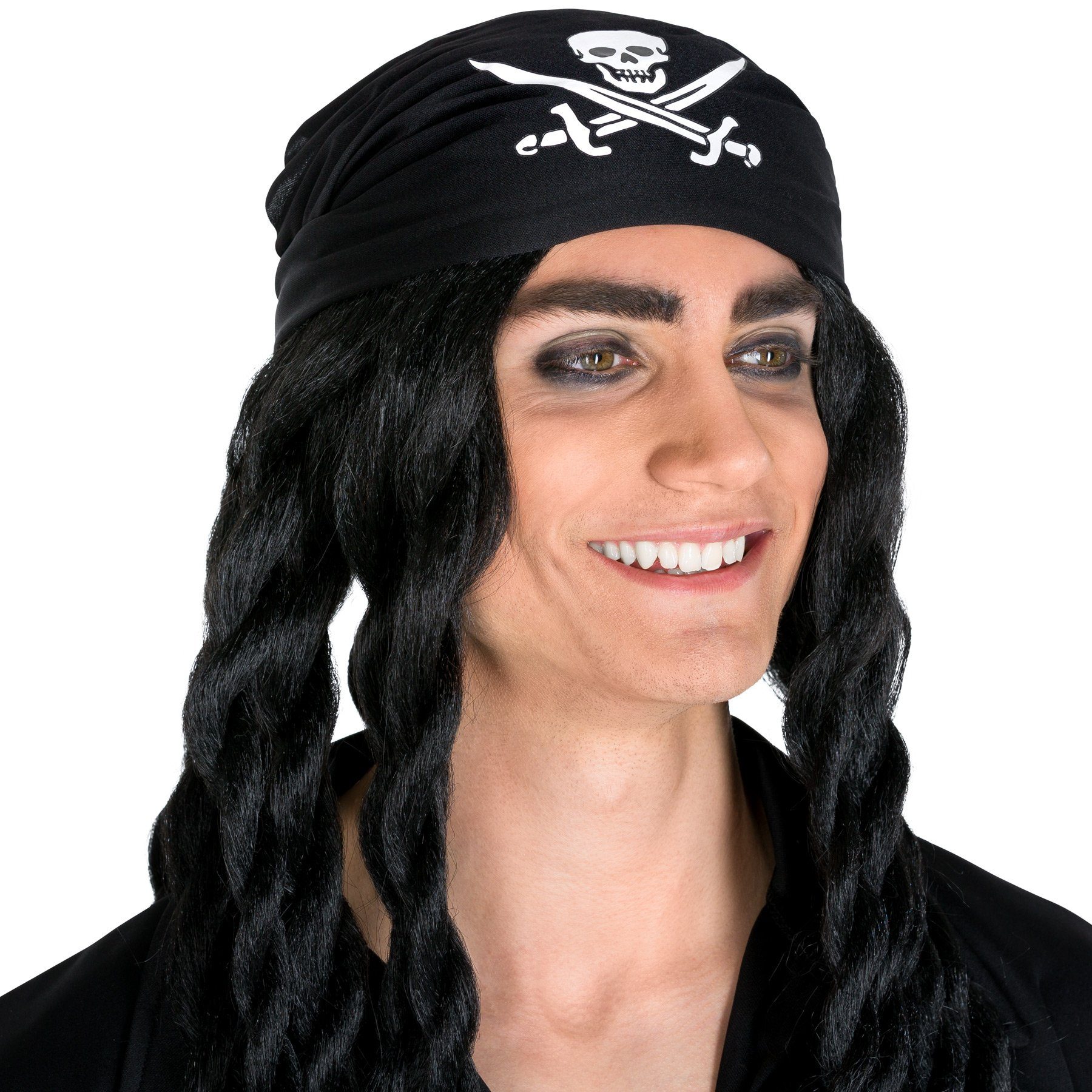dressforfun Piraten-Kostüm Herrenkostüm Pirat Stoppelbart, Bequeme Jersey-Stretch-Hose mit Gummizug