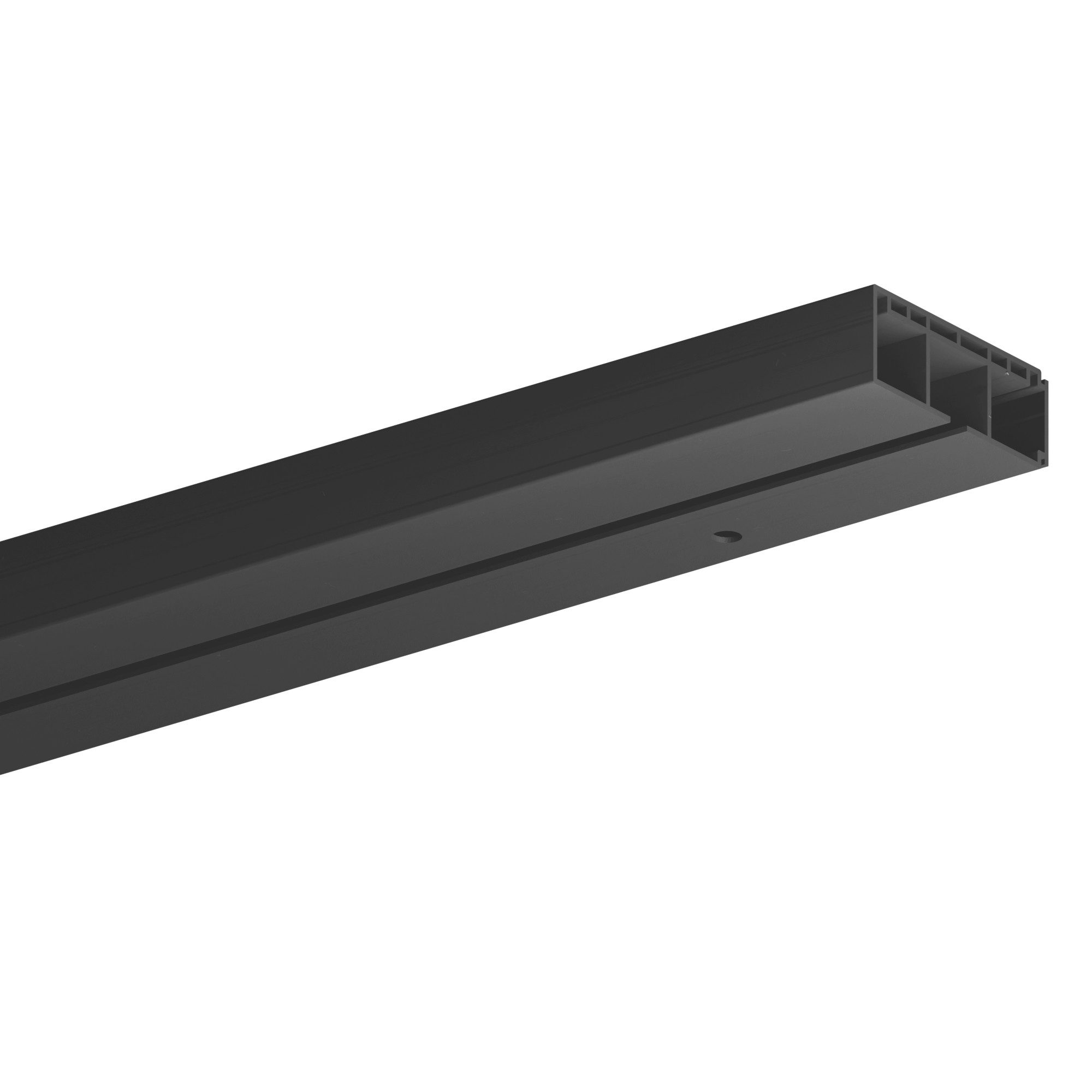 Bestlivings Gardinenschiene Innenlauf, 1-läufig, Bohren, verschraubt, Kunststoff, robust, langlebig, modular erweiterbar, ruhiger Innenlauf, Made in EU