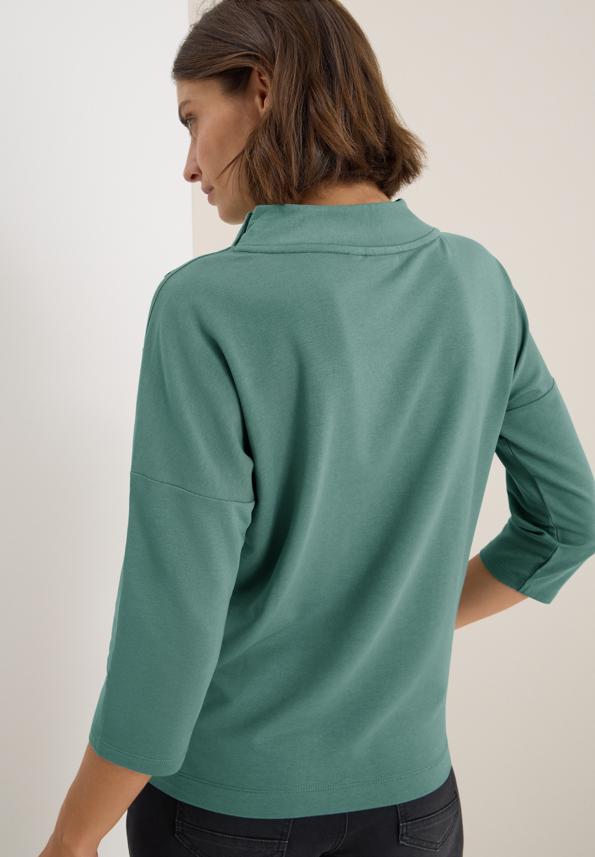 CECIL 3/4-Arm-Shirt mit Knopfdetail günstig online kaufen