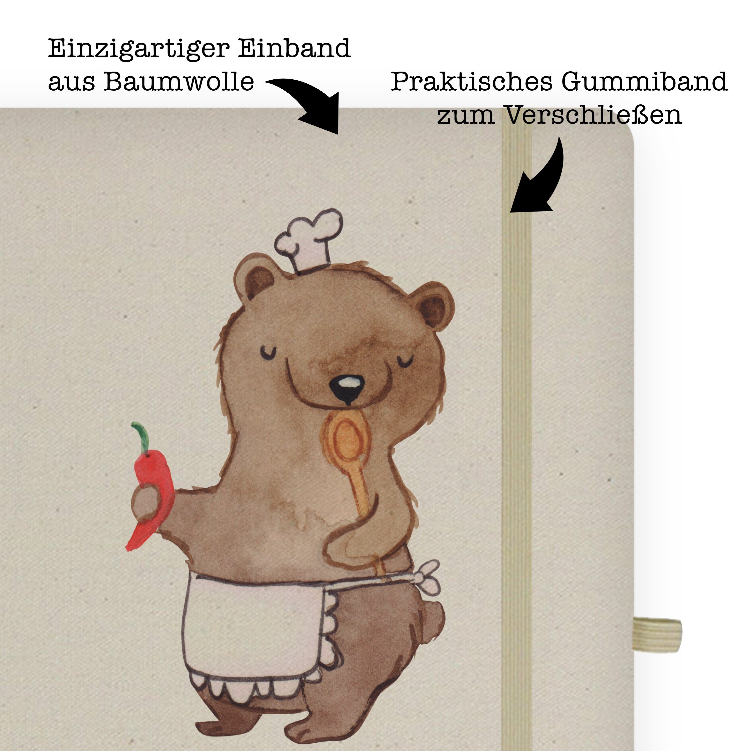 & Panda Adressbuch, Mrs. Mr. Herz & - Koch Panda mit Transparent Mr. Notizbuch Chefkoch Geschenk, Notizen, - Mrs.