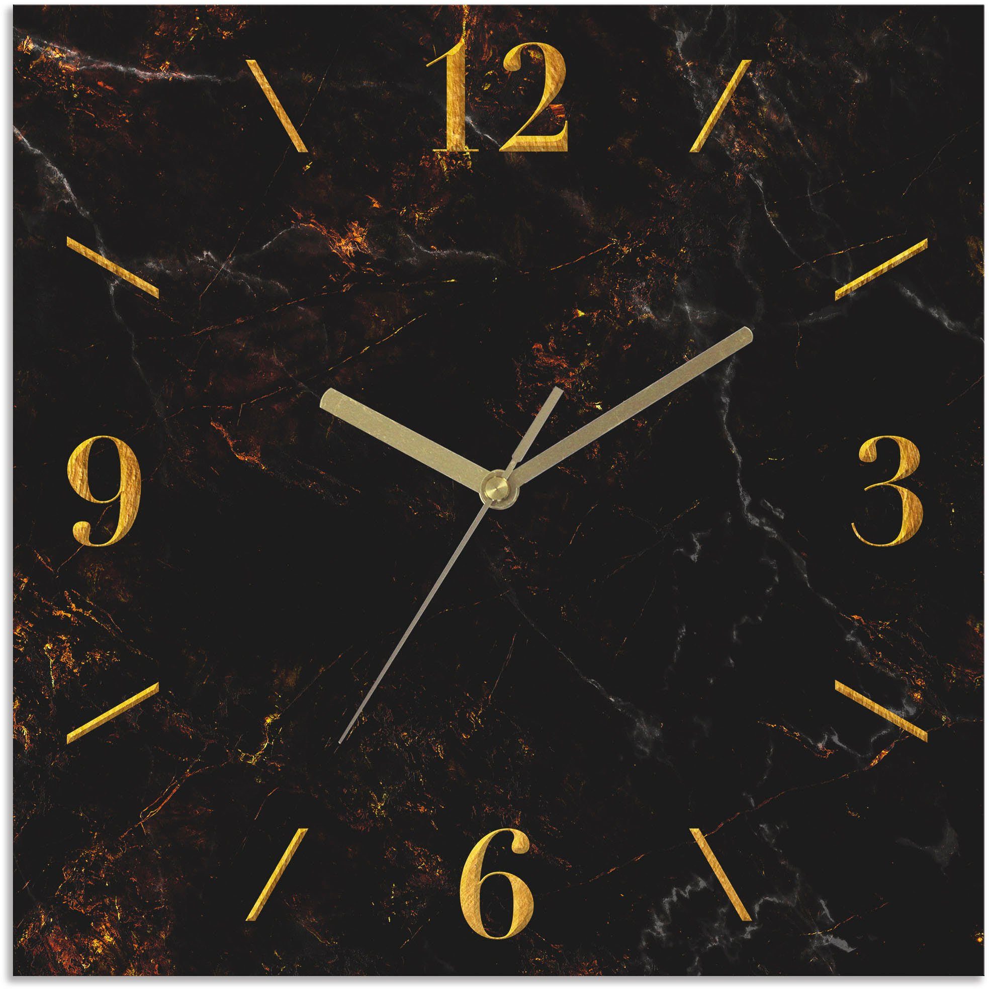 Leonique Wanduhr Marmor (wahlweise mit Quarz- oder Funkuhrwerk, lautlos ohn günstig online kaufen