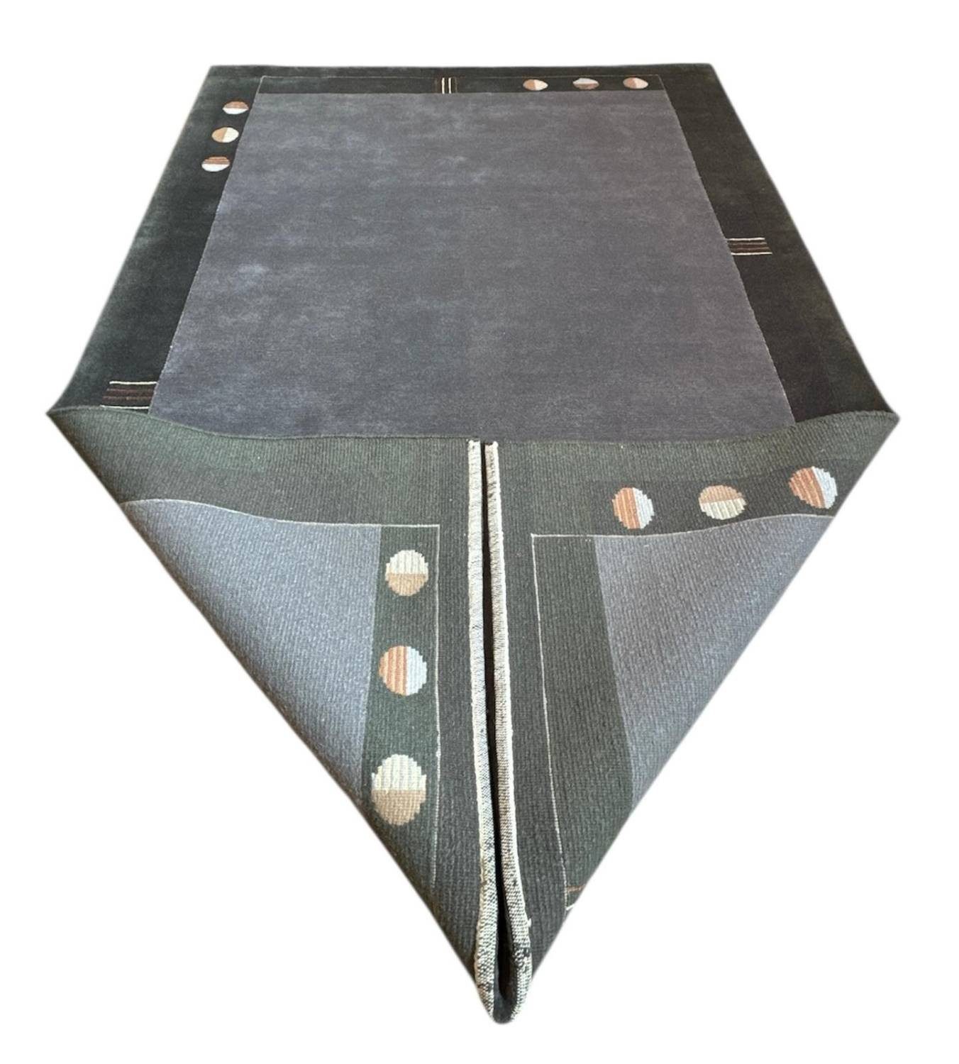 Rug Studios Teppich VENUS NEPAL - HANDGEKNÜPFT MODERN, Rechteckig, Höhe: 20 mm, Handgeknüpft, 170 x 240 cm, Grau