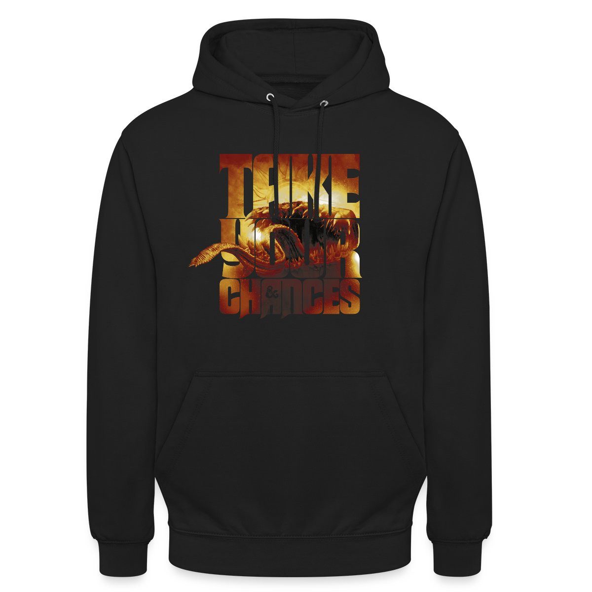 Hoodie Dungeons & Dragons DND Take Your Chances Zitat Unisex Hoodie