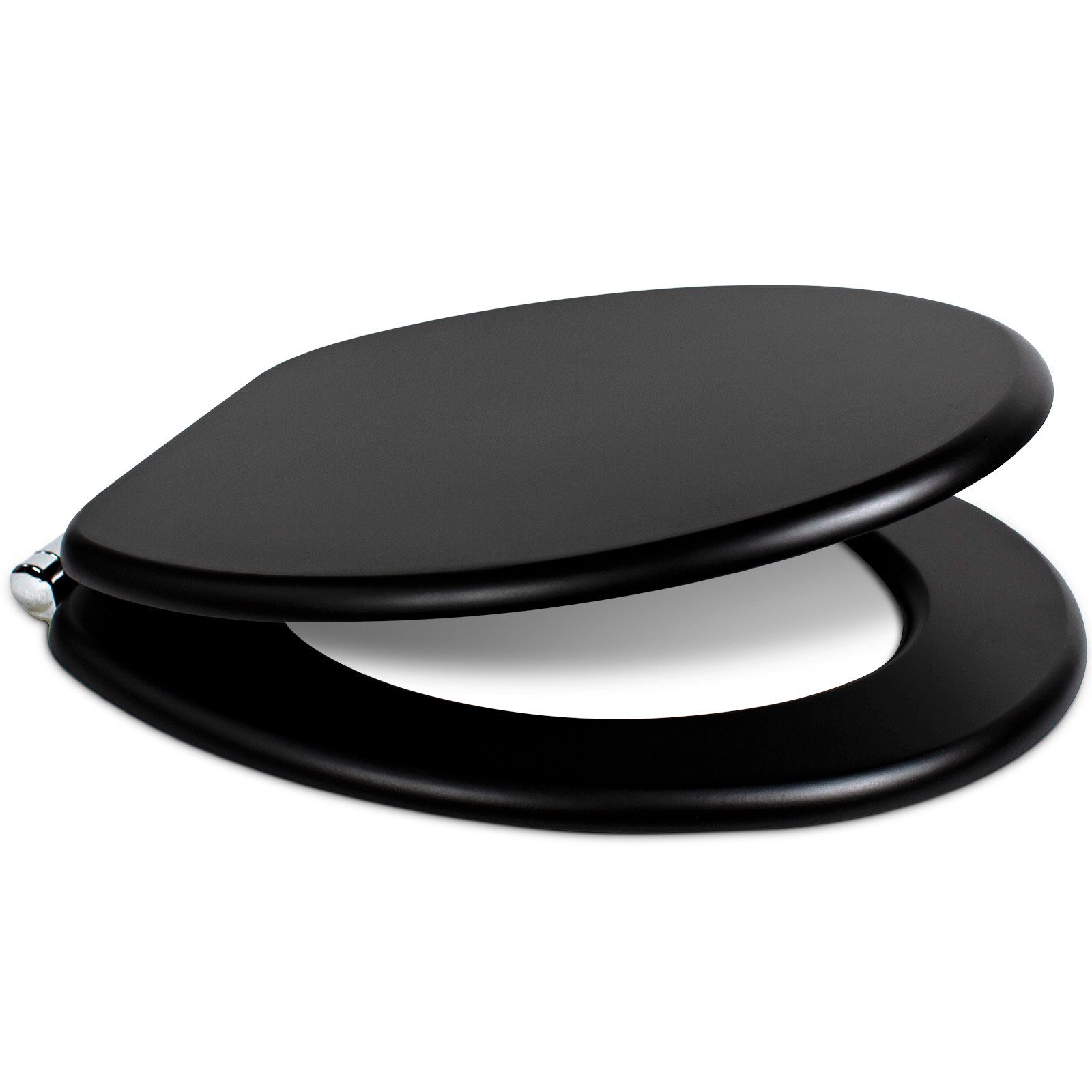 Sanfino WC-Sitz "All Black“ Premium Toilettendeckel günstig online kaufen